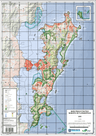 Mapa Físico e Político de Florianópolis 2019