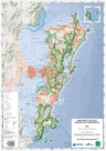 Mapa Físico e Político de Florianópolis 2022